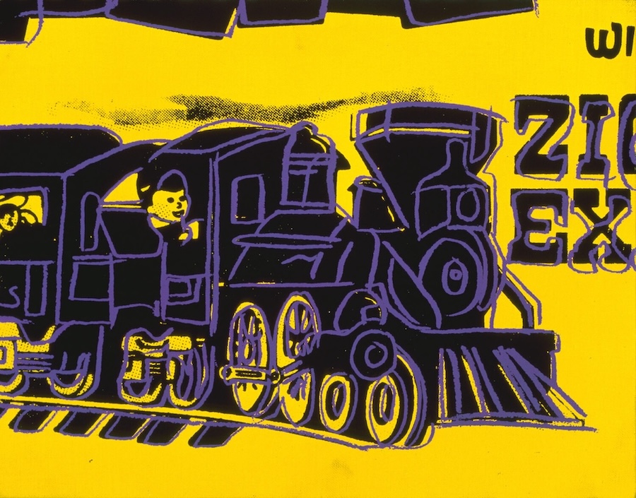 Andy Warhol, Train, 1983, © The Andy Warhol Foundation for the Visual Arts, Inc.