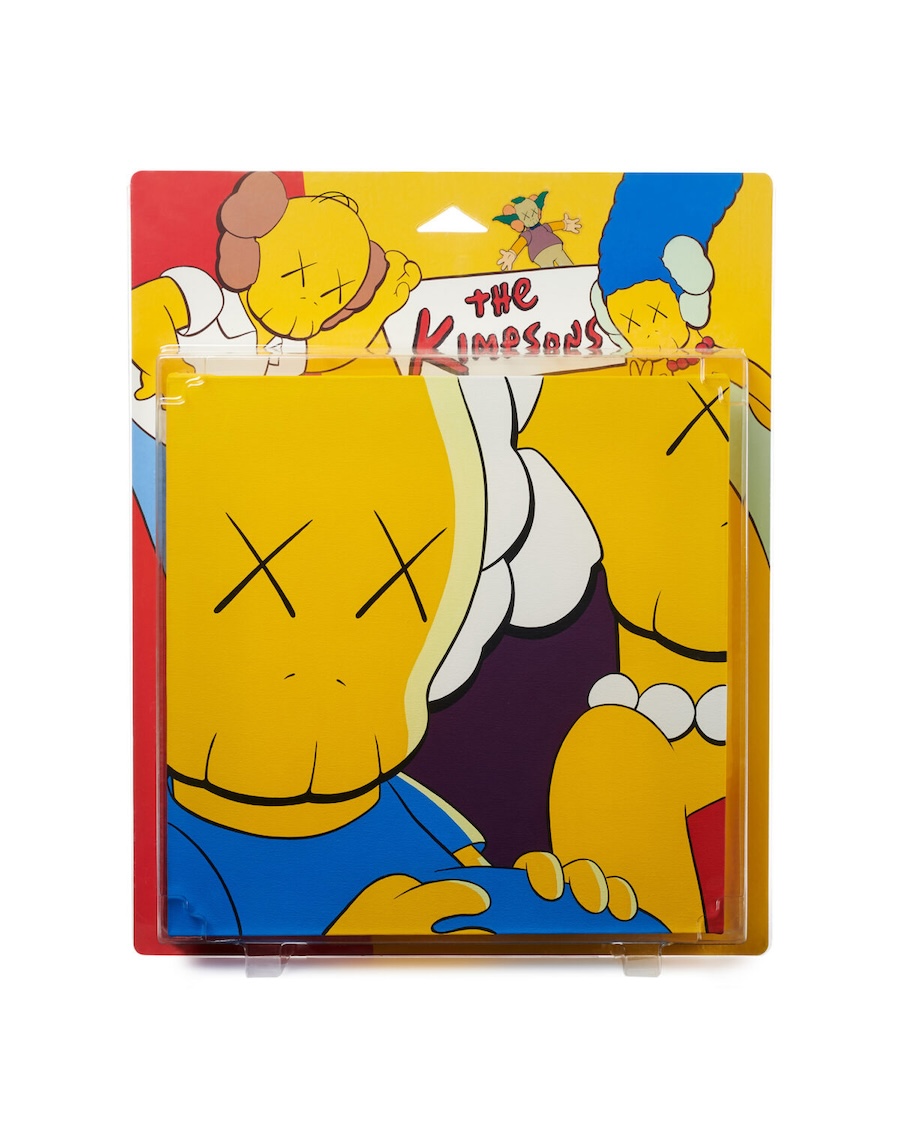 KAWS, UNTITLED (KIMPSONS), PACKAGE PAINTING SERIES, 2001, © KAWS, Photo Brad Bridgers